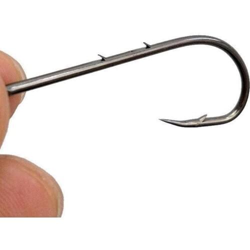 50pcs/ Box Long Shank Fishing Hook Fish Hooks High Carbon Steel Sharp Barbed Offset Narrow Bait Hook High Carbon Steel