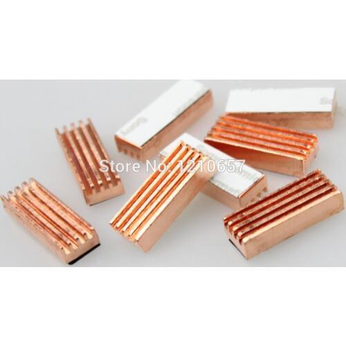 8Pieces LOT 22 x 8 x 5mm Aluminum Heat sink Memory Cooler Graphics Card Heatsink