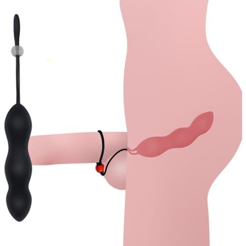 DINGYE Prostate Massager Anal Butt Plug Erection Cock Ring Sex Toy Sex Product Adult Product G Spot Vibrator for Women and Man