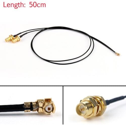 Artudatech 10PCS 1.37 U.FL/ IPX Mini PCI to RP-SMA Pigtail Antenna WiFi Cable 20In 50cm /12In 30cm Connector Parts