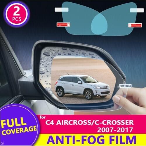 Film for car for Citroen C4 Aircross C-Crosser 2007-2017 2016 Rain Full Film Cover Rearview Mirror Anti-Fog Rainproof Auto Goods