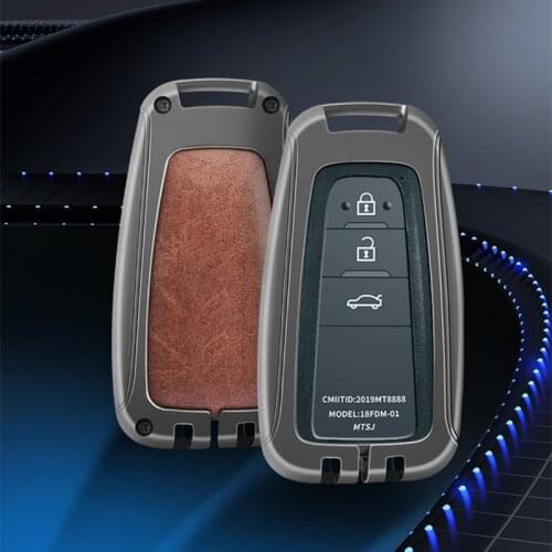 Car Key Cover Car Key Case for Toyota CHR C-HR Prado Camry Avalon Prius Corolla RAV4 Avalon Keychain Key Holde