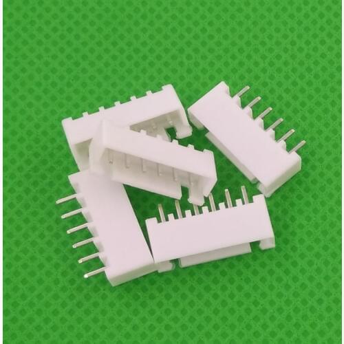 Free shipping 1000pcs male material XH2.54 6pin 2.54mm 6pins Connector Leads pin Header XH-A XH-6A