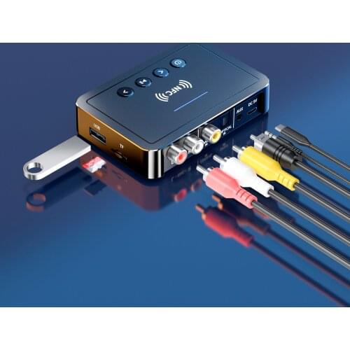 New NFC Bluetooth Receiver 5.0 Bluetooth Transmitter FM 3 in 1 Bluetooth Adapter Computer