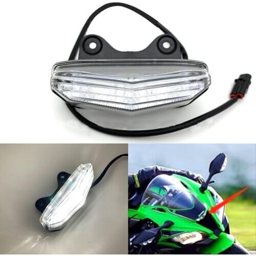 For KAWASAKI NINJA ZX-10R ZX10R 2011-2014 Motorcycle Accessories Front Center Marker LED Pilot Headlight Headlamp Fog Lamp