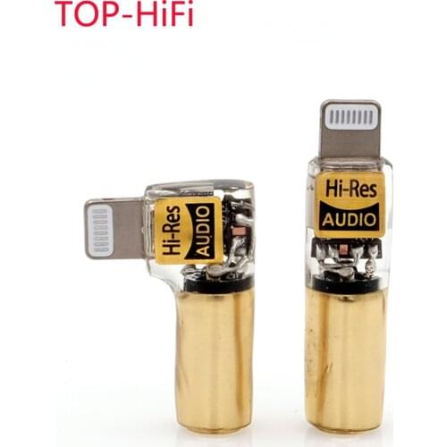 TOP-HiFi one pcs DAC Decoder Chip Adapter for iphone lightning Connector Jack Earphone Amplifier