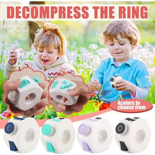Fidget Toy Magic Ring Stress Anxiety Relief Toy For Kids Adults Focus Gifts Squishy Antistress Simple Decompression Toys