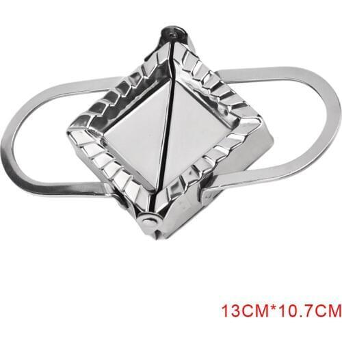 Dumpling Wrappers Mold Multifunctional Stainless Steel Ravioli Maker Manual Pinch Dumpling Pie Mould