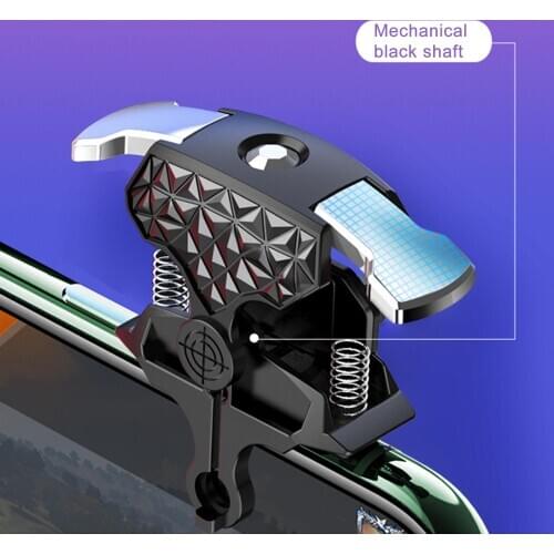 2Pcs Z01 Mobile Shooting Games Controller Trigger Joystick Buttons for PUBG