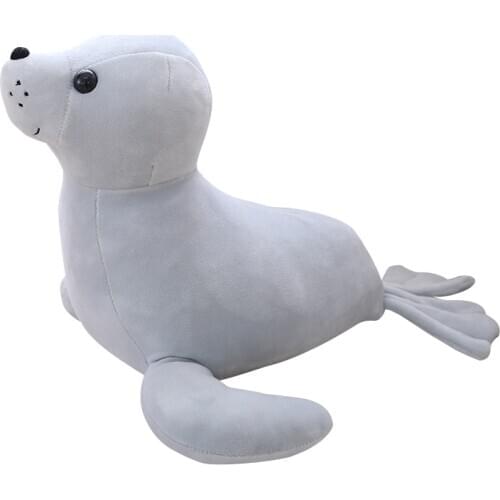 35-60cm Down cotton sea lion doll plush toy cushion sea lion baby sea creature sea bottom doll doll childrens birthday gift