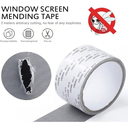 Screen Repair Tape Window Net Anti-mosquito Mesh Strong Adhesive Mosquito Window Netting Patch Repair Broken Holes Repair