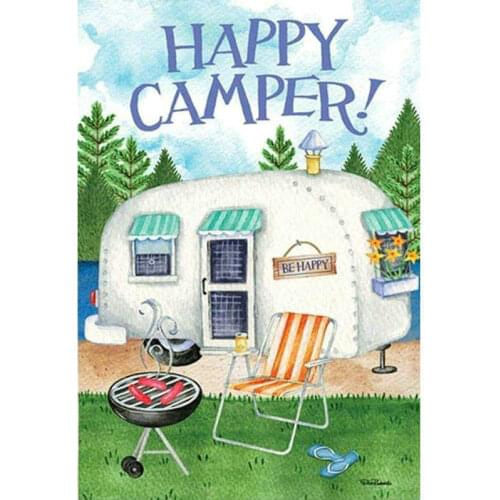 DIY 5D Full Diamonds Embroidery Cartoon house square Diamond Painting Cross Stitch Kit Diamond Mosaic chair icon Home Decoration