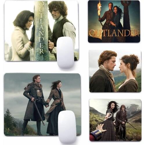 Outlander TV 22x18cm Mouse Pad Computer Small Mouse Non-slip Pad Desktop Keyboard Pad Office Mouse Mat