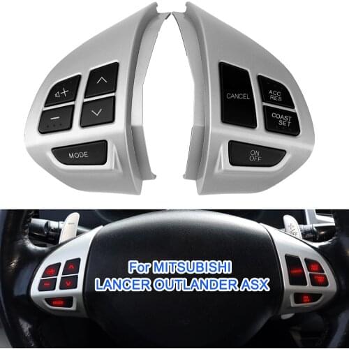 Steering Wheel Control Switch For MITSUBISHI LANCER OUTLANDER ASX 2007 2008 2009 2010 2011 Car Accessories Volume Sound Button