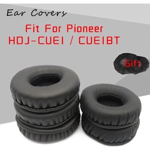 Earpads For Pioneer HDJ-CUE1 HDJ-CUE1BT CUE1 CUE1BT Headphone Replacement Headset Ear Pad PU Leather Sponge Foam