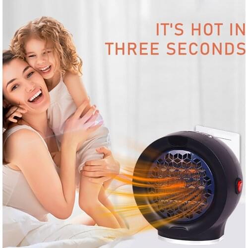 Mini Portable Electric Heater Desktop Heating Warm Air Fan Car Home Office Wall Handy Air Heater Bathroom Radiator Warmer Fan