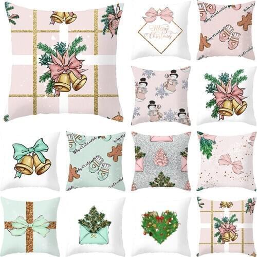 Holiday Gifts Cushion Pillow 45*45cm Square Pillowcase Decorative Throw Pillows Decor For Home Gift Pillow Case