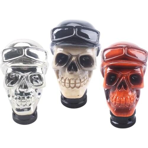 YOMI Skeleton gear lever auto parts decorative car knob gear lever gear lever manual gear lever