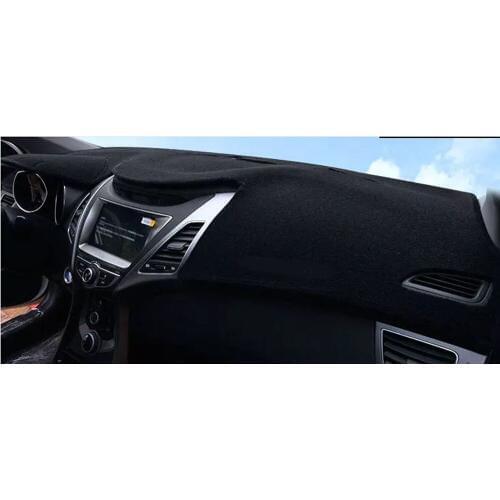 For Hyundai Elantra 2012 2013 2014 2015 2016 Car body styling garnish hood Light pad meter rug
