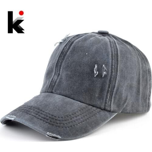 Vintage Baseball Cap Men Solid Color Snapback Caps Women Washed Cotten Dad Hats Adjustable Fashion Hip Hop Casquette Unisex Cap