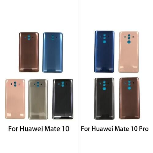 Battery Back Cover Glass Rear Door Replacement Housing For Huawei Mate 10 Pro with STICKER Adhesive