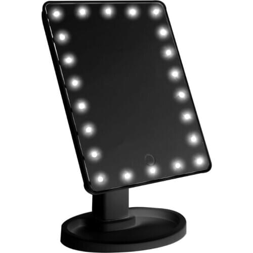 Makeup Mirror with Light Personal Touch Screen 360° Rotatable Make Up Mirror U2JD