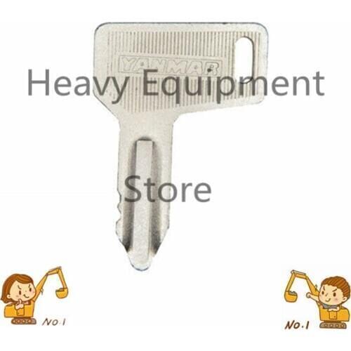 1pc 301 Excavator Ignition Key For Yanmar Engineering Vehicle Accessory VIO15, VIO15-2, VIO17