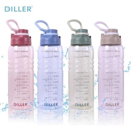 2L Litre 2000 Water Bottle no Bpa D22