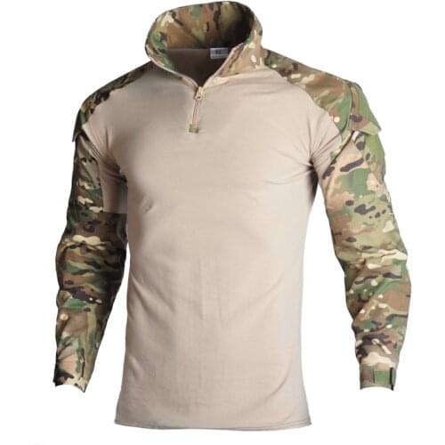 2020 Camouflage costume 13 colors US Army Combat Uniform military shirt cargo multicam Airsoft paintball tactical Cotton clothes