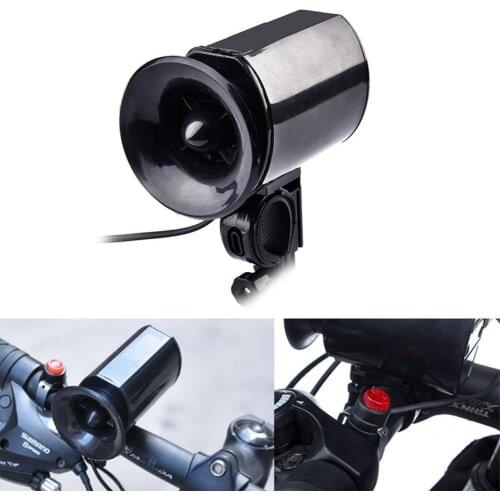 6 Sounds Bicycle Electronic Bell Horn Super Loud Electronic Bicycle Bell Bike Horn Siren Ring Alarm Speaker For Road Bicycle