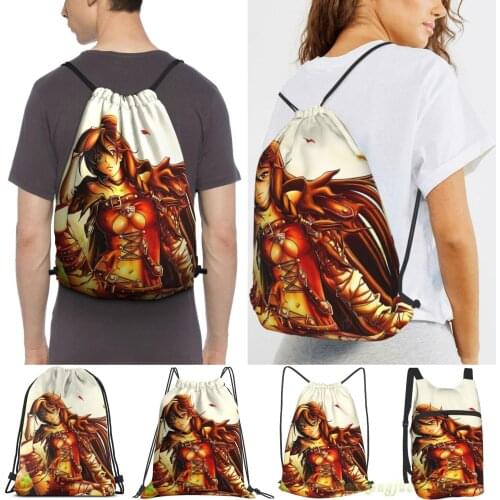 Tales Of Berseria - Velvet Men Outdoor Travel Gym Bag Waterproof Drawstring Backpack Women Fitness Swimming Bag