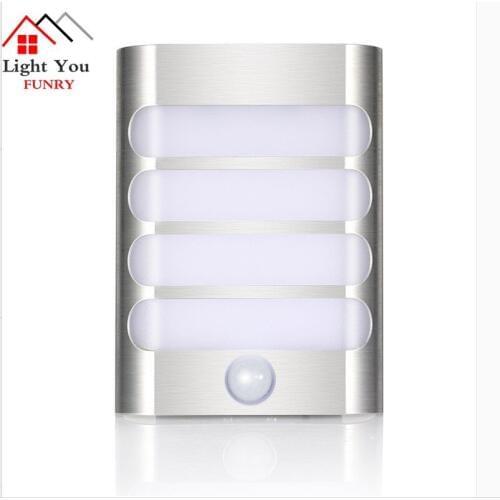 Rechargeable Night Light with Motion Sensor LED Wireless Wall Lamp Night Auto On/Off for Kid Hallway Pathway Staircase 18650