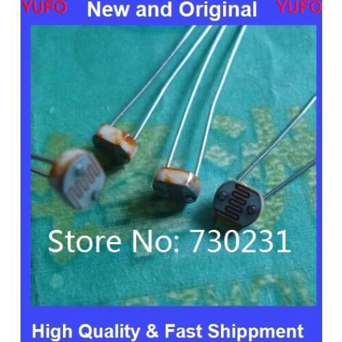 Free Shipping One Lot 20pcs 5mm GL5516 Photo Light Sensitive Resistor Photoresistor High Quality