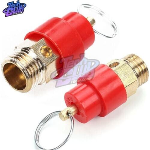1/4'' BSP 1/3/4/5/6/7/8/10KG Air Compressor Safety Relief Valve Pressure Release Regulator 9mm Diameter For Pressure Piping