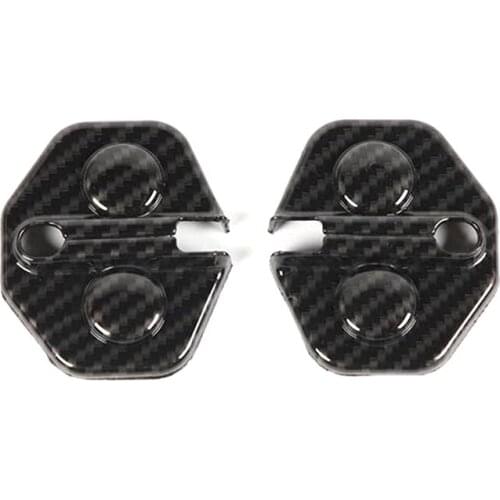 Car Door Lock Cover Protector Trim for Ford Mustang 2009 2010 2011 2012 2013 ABS Exterior Accessories