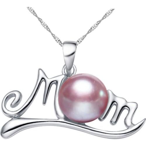 Fashion Mothers Day Gift Mother Daughter Mom Baby Child Family Love Pearl Pendant