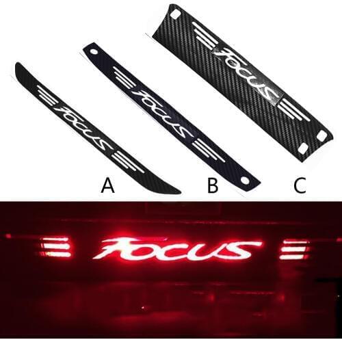 Car rear High brake light dedicated Decal sticker Carbon fiber logo sticker For Ford for Focus MK2 MK3 2005-2018 Car-Accessories