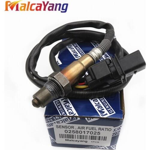 New 0258017025 Lambda O2 Exhaust Gas Oxygen Sensor For VW Skoda Audi LSU 4.9 Wire Band OE#0 258 017 025