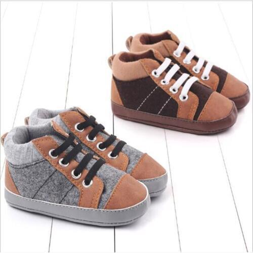 New Baby Cotton Shoes Infants Boys Casual Shoes Spring Autumn Newborn Antislip First Walkers Boots