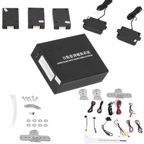 Oto aksesuar alfombrillas coche 24GHZ Radar Blind Spot Detection Ultrasonic Sensor Kit Rear Traffic Alert System for Car