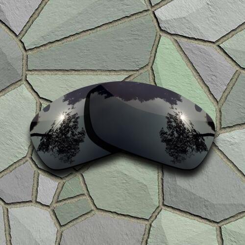 Grey Black Sunglasses Polarized Replacement Lenses for Oakley Hijinx