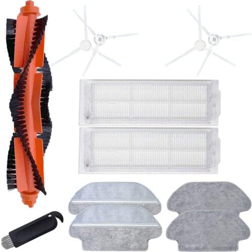 Roller Brush Side Brush Filter for Xiaomi MIJIA STYJ02YM for Viomi V2 V-RVCLM21B Robot Sweeper Accessories Replacement