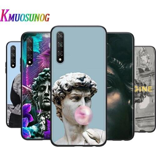 Art Statue Virgin Maria David For Huawei Y9S Y6S Y8S Y9A Y7A Y8P Y7P Y5P Y6P Y7 Y6 Y5 Pro Prime 2020 2019 Silicone Phone Case