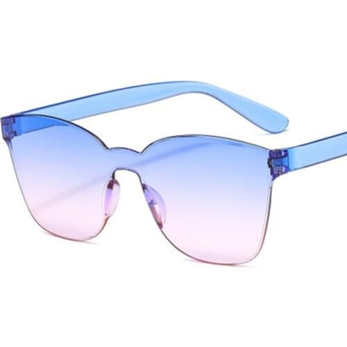 Rimless Sunglasses For Women Men Eyeglasses Luxury Brand Designer Oversize Sun Glasses Vintage Lunette Shades oculos feminino