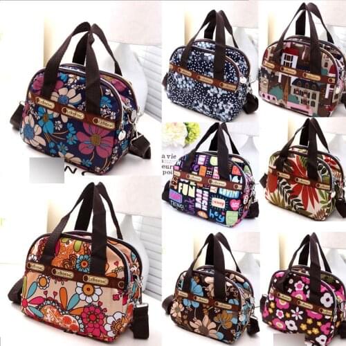 Women Wallets 12 Styles Nylon Handbag Pocket Shoulder Bag Travel Messenger Crossbody Satchel Fashion Floral Holders