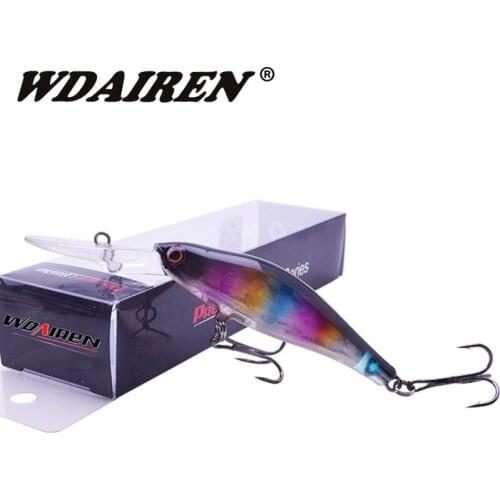 1PCS Minnow Fishing Lure 100mm 7.5g Long Lips Diving Wobblers Floating Crankbait Bass Carp Hard Bait Pesca Fishing Tackle