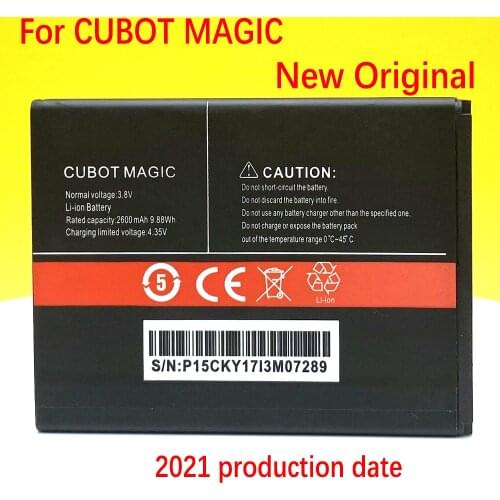 100% Original 2600mAh CUBOT MAGIC Battery For CUBOT MAGIC Mobile Phone Latest Production High Quality Battery+Tracking Number