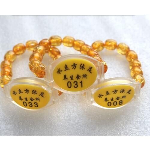 125KHz ID TK4100 wirstbands read only EM4100 RFID tags Sauna hand card 100pcs/Lot