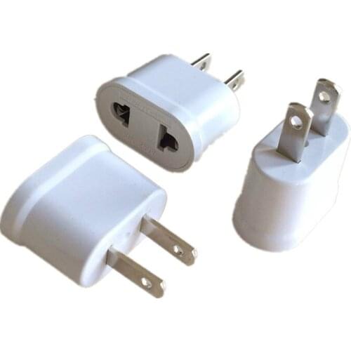 500pcs US American European Plug Adapter EU To US European Euro EU Japan China Travel Plug Adapter Outlet Electric Power Sockets