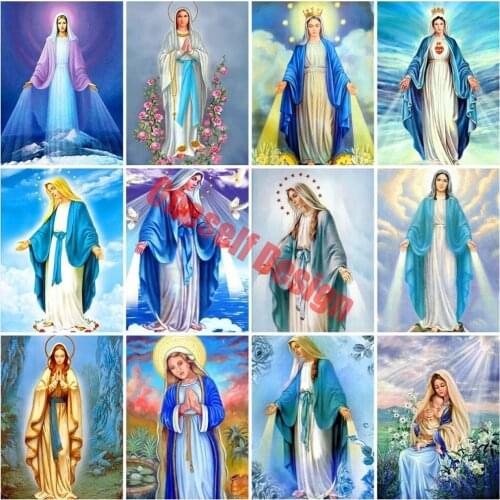 5d diamond embroidery full set Lady of Christ 5d diamond painting diy diamond painting cross stitch diamond mosaic sale